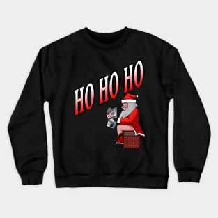 Santa Claus Christmas Nikolaus Ho Ho Ho Crewneck Sweatshirt